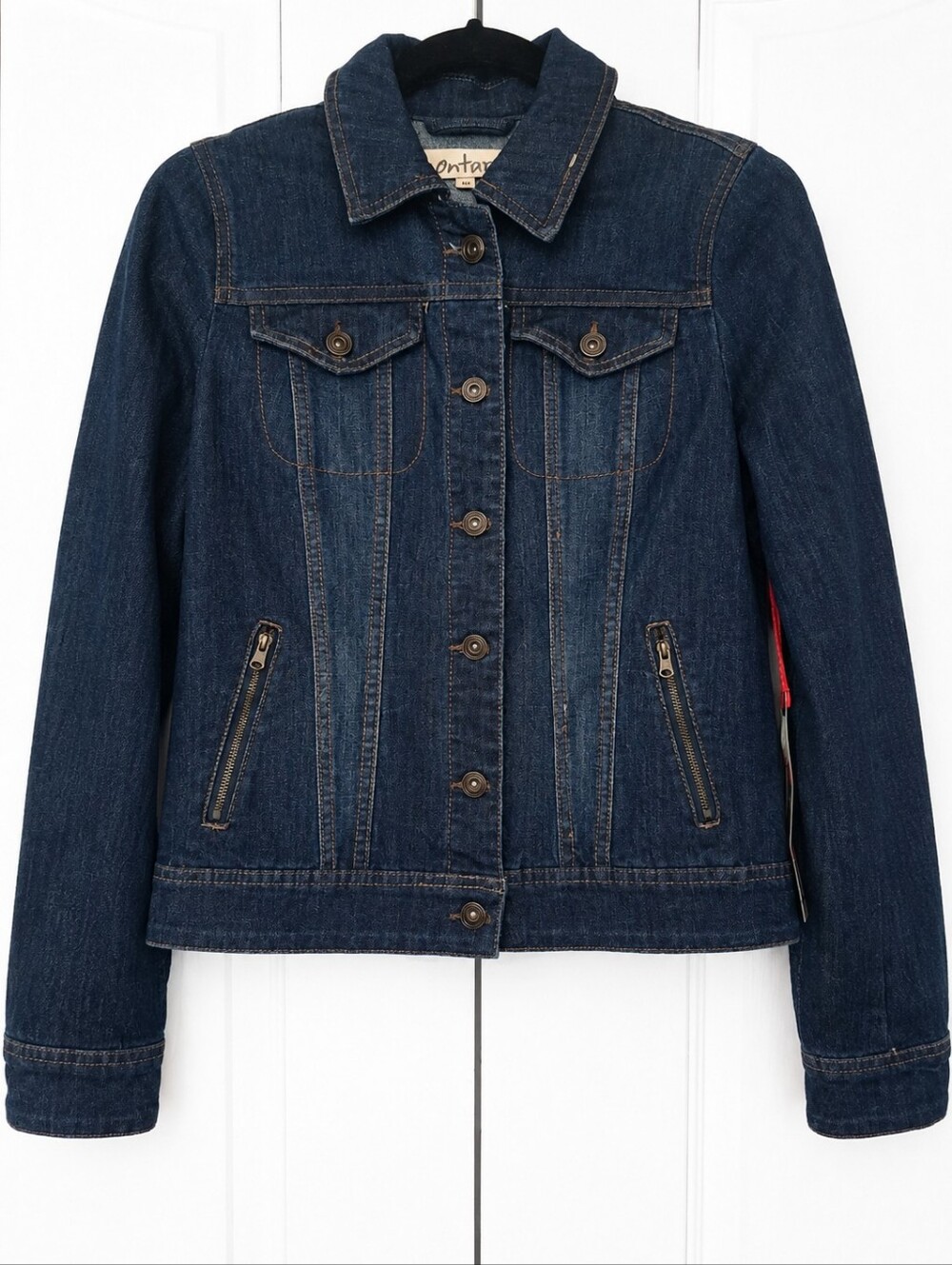 NWT Dark Wash Women's Jean Jacket Y2k 90's